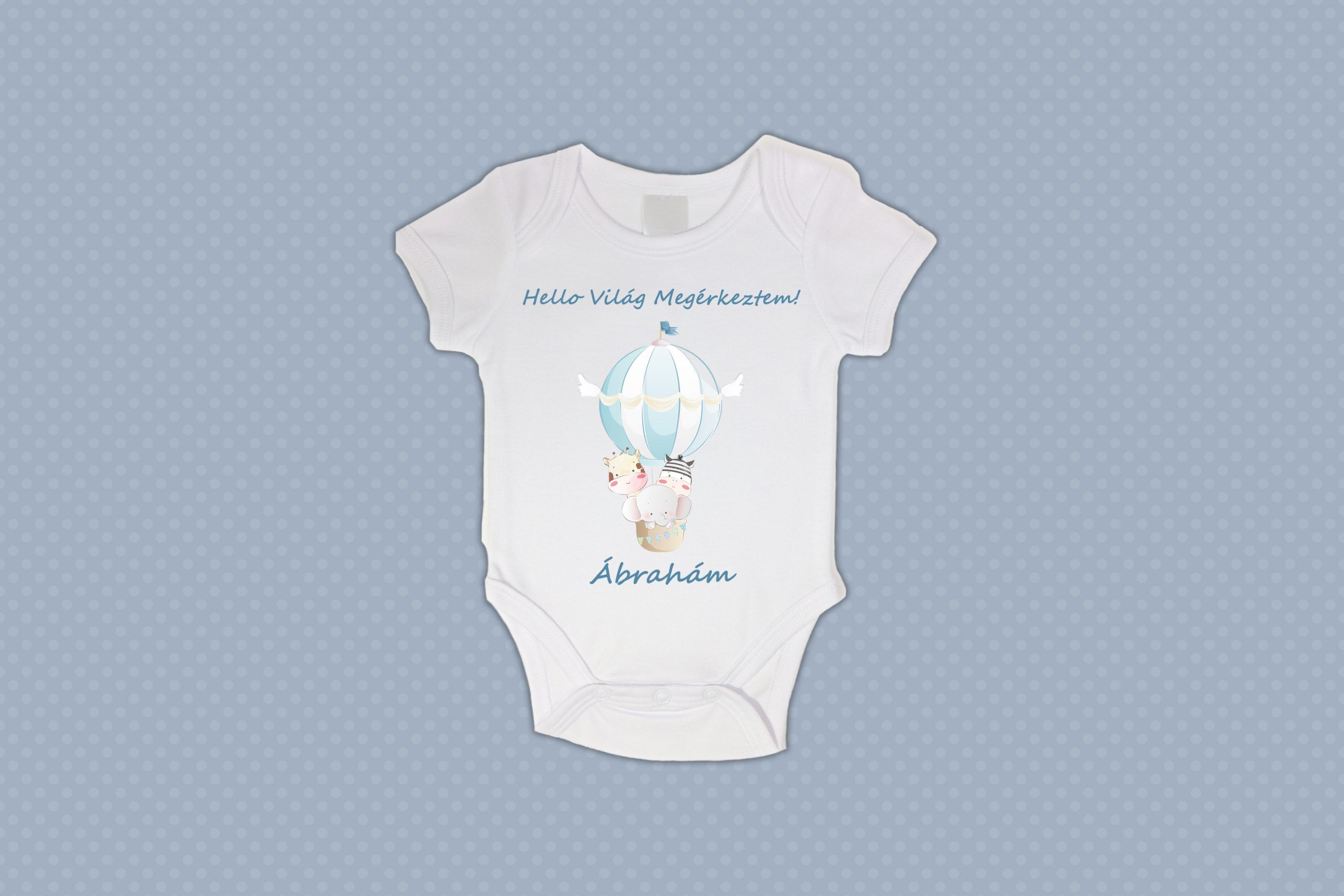 Kisfiús megérkeztem baby body névvel