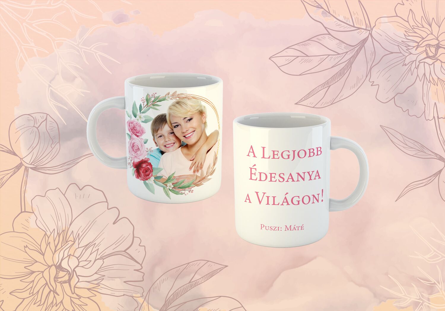 A Legjobb Anya a Világon Emlék Bögre